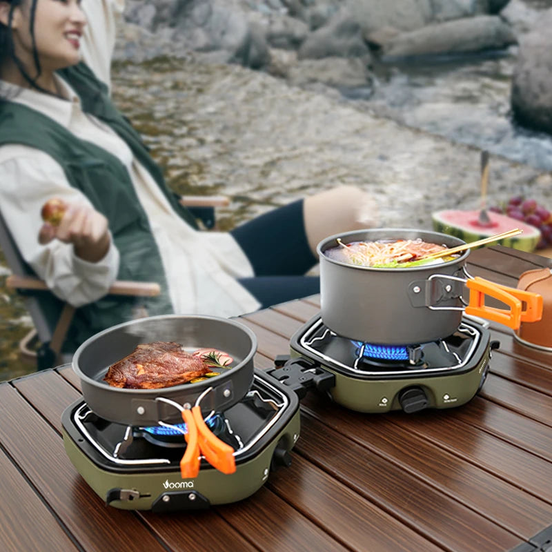 Double Outdoor Camping Stove