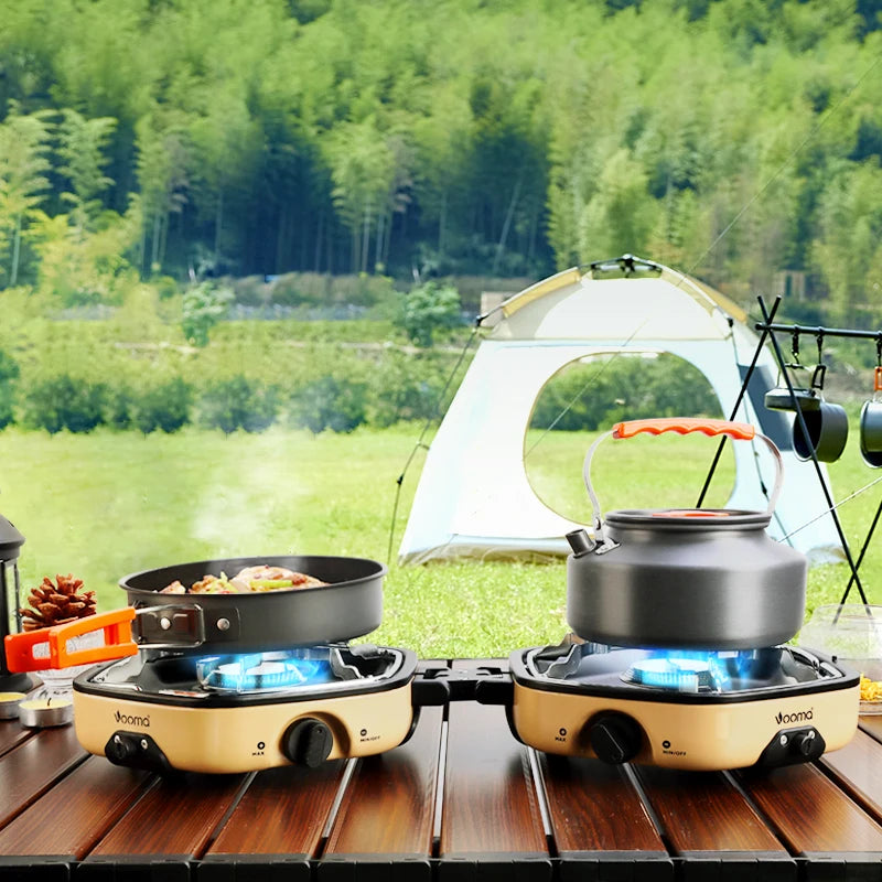 Double Outdoor Camping Stove